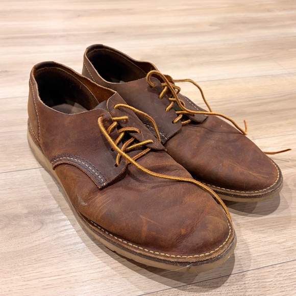 Redwing heritage 3303 weekender Oxford in copper rough & tough - Picture 1 of 4